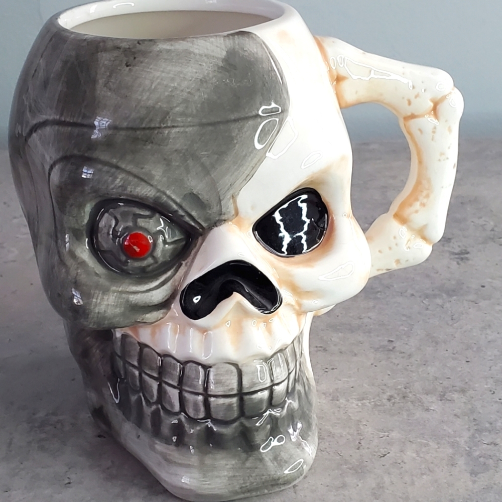 Terminator Skull Coffee Mug